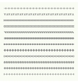 dividers set isolated vector image