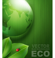 green background on environmental issues vector image vector image