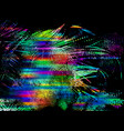 grunge color neon background abstract street art vector image