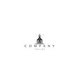 logo on which an abstract image an old vector image vector image