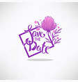 save the date wedding lettering composition vector image