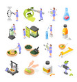 food of future isometric icons vector image vector image