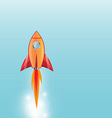 rocket1 vector image vector image