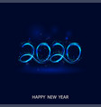 happy new year 2020 background vector image