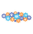 artificial intelligence line icon banner robotics vector image vector image