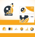 real estate city logo vector image