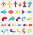 arrows set vector image vector image