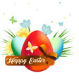 happy easter vector image