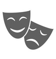 two masks vector image