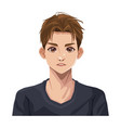 blond man male icon vector image vector image