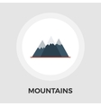mountains line icon vector image vector image