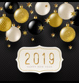 new year 2019 vector image vector image