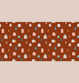 winter christmas seamless pattern design boho vector image