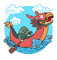dragon boat festival vector image vector image