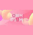 modern 3d blend abstract backgrourn fluin color vector image