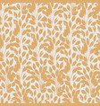 organic twigs with leaves silhouettes background vector image