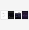 minimal brochure templates big data visualization vector image