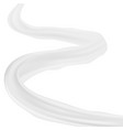 realistic clear milky way splash white road vector image vector image