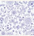 summer doodle vector image