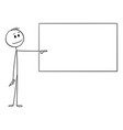 cartoon man or businessman teacher vector image vector image