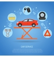 car service concept vector image