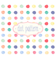 watercolor dots vector image vector image