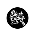 vintage black friday discount sale graphic design vector image vector image