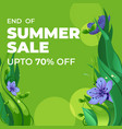 banner design of summer sale vector image