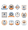 photography emblems set vector image