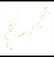 golden scattered stars on sky spread icon flat vector image vector image