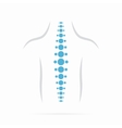 spine diagnostics symbol design vector image