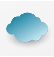 paper cloud vector image vector image