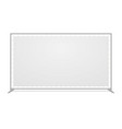 white blank advertising press wall with fabric vector image