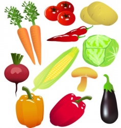 Vegetables Royalty Free Vector Image - VectorStock