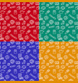 finance seamless patterns vector image vector image