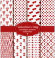 happy valentines day set love and romantic vector image