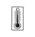 icon thermometer vector image