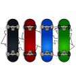 set of skateboards vector image vector image