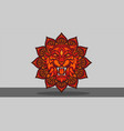 angry tiger head background vector image vector image