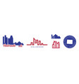 colorado real estate agency us realty emblem icon vector image vector image