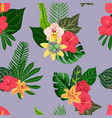 drawing tropical pattern vector image