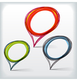 background of abstract talking bubble vector image