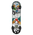 strange graffiti skateboard vector image vector image