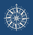 wind rose compass vector image