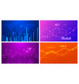 business growth chart financial trend screen vector image vector image