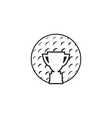 golf icon graphic design template vector image vector image