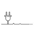modern electrical outlet background vector image