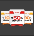 sale or discount tag vector image