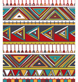 abstract geometric seamless pattern aztec style vector image