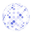abstract globe symbol isolated icon vector image vector image